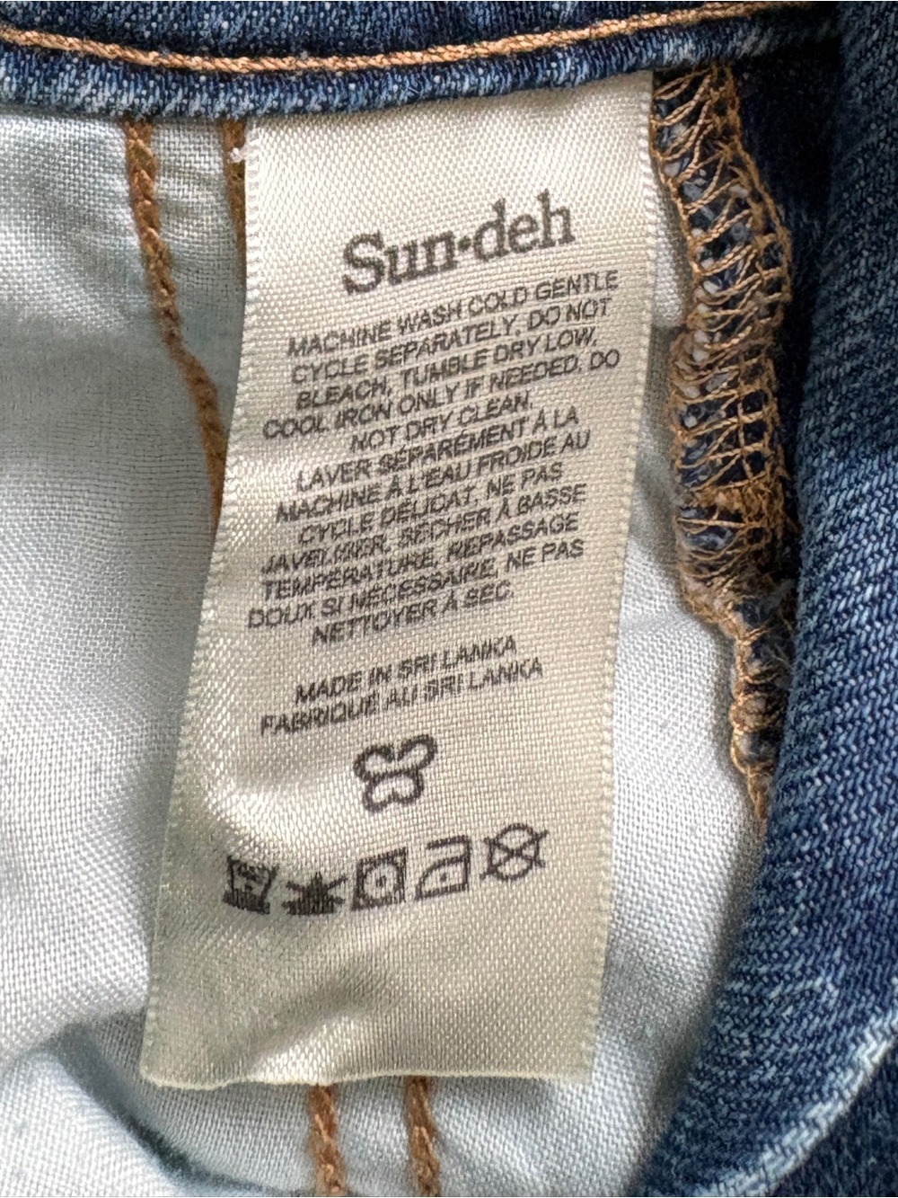 Sunday Best Overheard Denim Overalls Size XS Utility Workwear Streetwear Casual - Picture 11 of 11